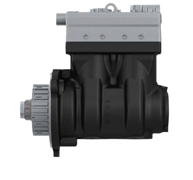 Air Brake Compressor Twin Cylinder W/Clutch D13 Volvo Mack
