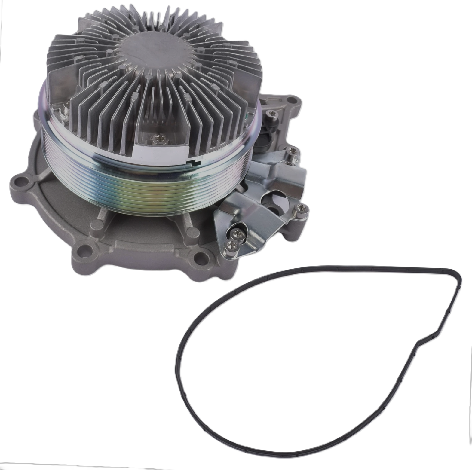 Water Pump Assembly DD13/DD15 Variable Speed With 8 Groove Serpentine Pulley Detroit Diesel