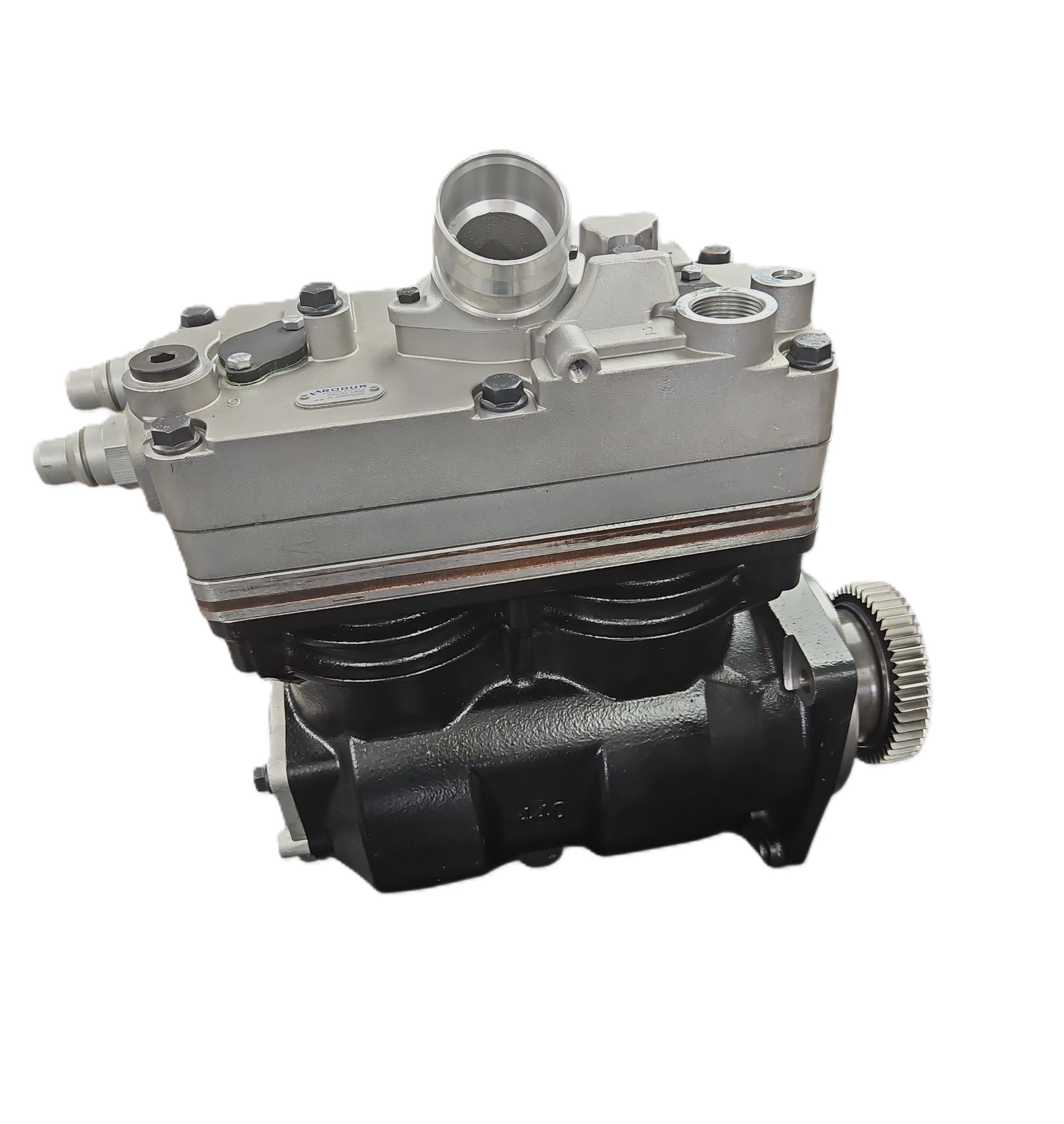 Air Brake Compressor (Twin Cylinder) OM470 LA EURO6 Mercedes Benz - Image 3